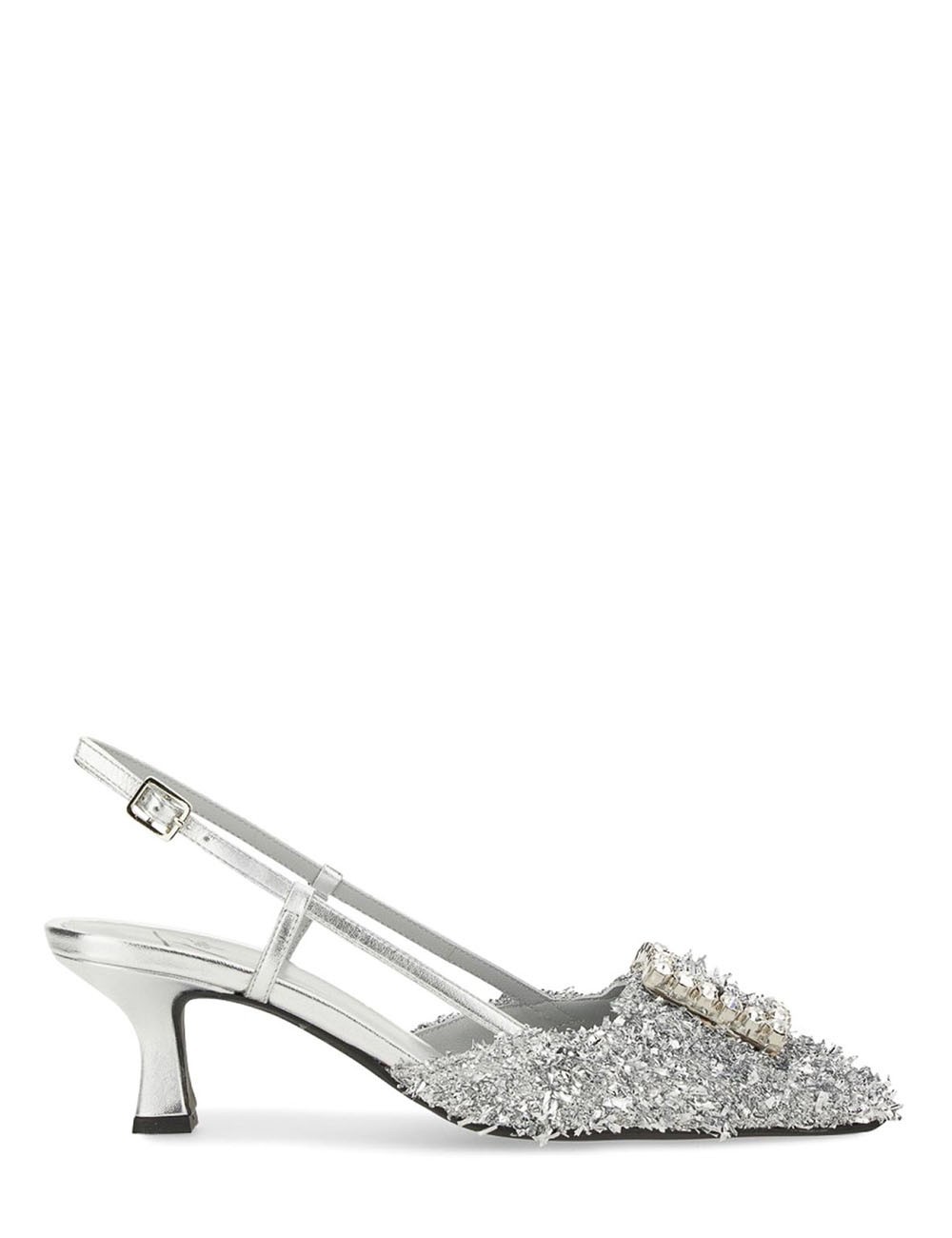 Slingback STEFI soubrette con luxor silver
