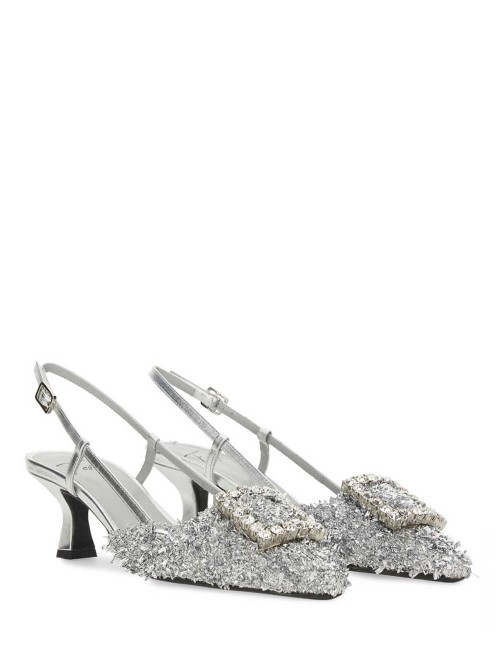 Slingback STEFI soubrette con luxor silver