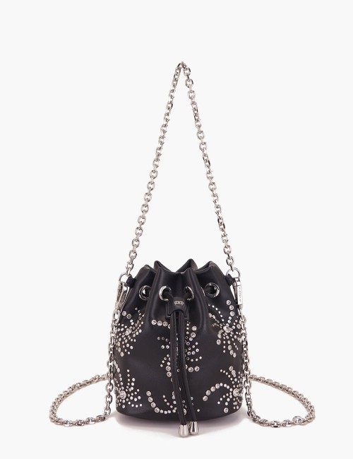 Small Night Edition Bucket with shoulder strap black