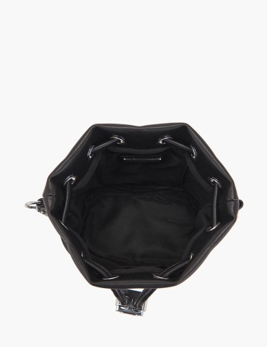 Mini Secchiello con tracolla Night Edition nero