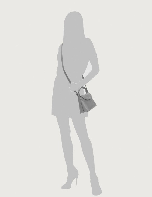 Nana Soft Small leather handbag with strap leather