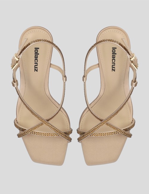 Sandalo LIBERTYS 85 con pietre nude