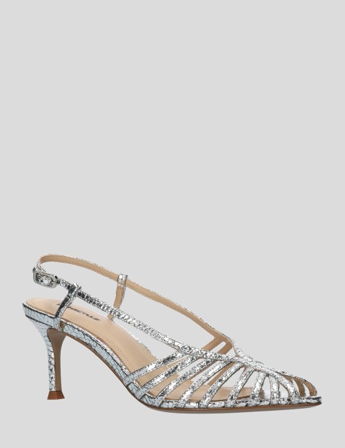 DIANA HEEL SANDALS 65 SILVER