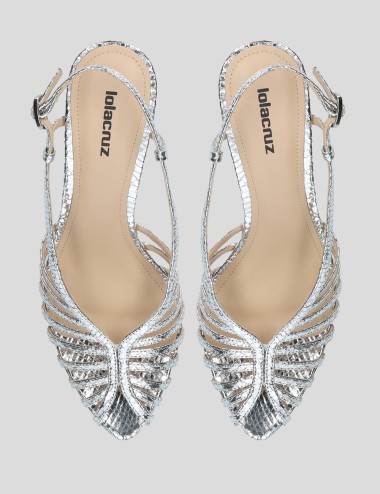 DIANA HEEL SANDALS 65 SILVER