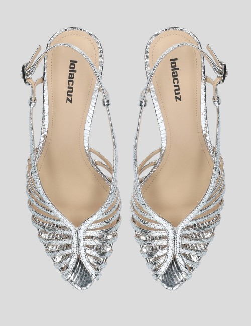 DIANA HEEL SANDALS 65 SILVER