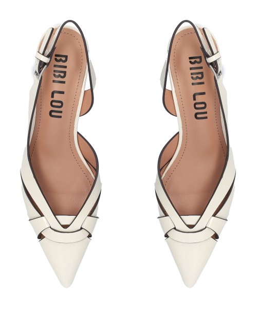 SLINGBACK NOLIA 45 PUMP BIANCA
