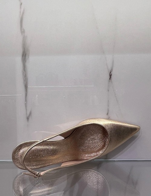 Chanel Katerina a punta con tacco platino