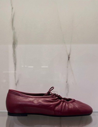 Ballerina in nappa bordeaux