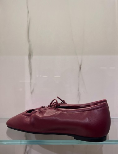 Ballerina in nappa bordeaux