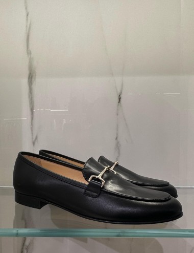Mocassino in nappa nero