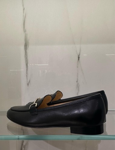 Mocassino in nappa nero