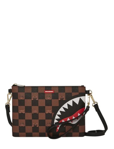 PEEKING CHARACTER CHECK POUCHETTE