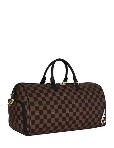 PEEKING CHARACTER CHECK DUFFEL