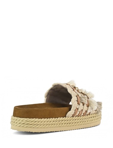 Monoband rope sandal fringes