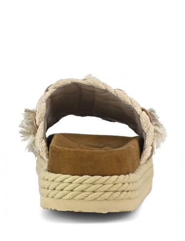 Ciabatta Monoband rope sandal fringes