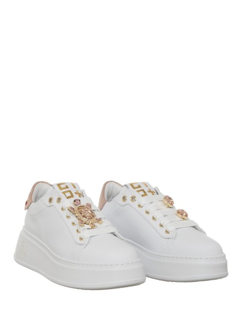 Sneakers Justine tartaruga bianca