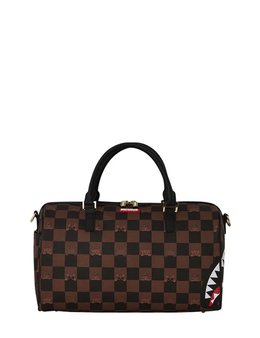 MINI BORSONE PEEKING CHARACTER CHECK MINI DUFFEL