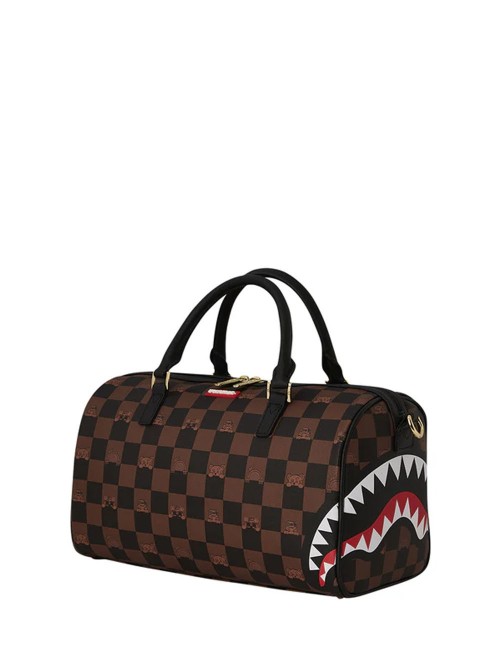 MINI BORSONE PEEKING CHARACTER CHECK MINI DUFFEL