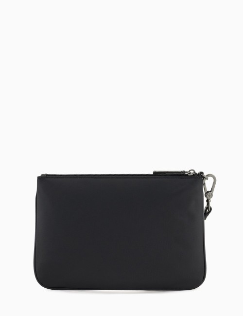 ASV recycled-nylon pouch black