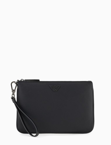 ASV recycled-nylon pouch black