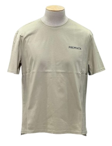 T-Shirt with Side Slits and Contrasting Details Green