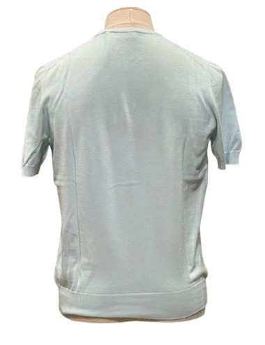 T-SHIRT IN MAGLIA COTONE ORGANICO VERDE