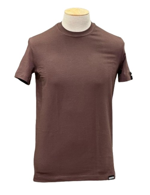 Embroidered Logo T-Shirt brown