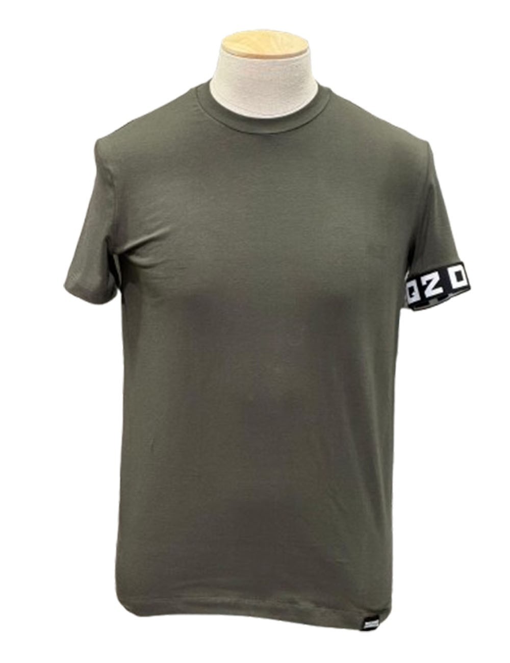 T-shirt con logo bracciale militare