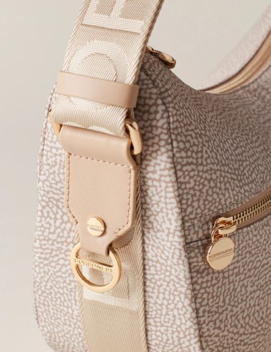 BORSA HOBO LUNA BAG SMALL SABBIA