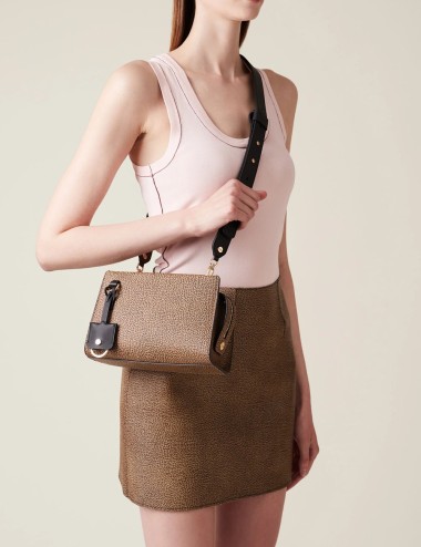 DÉJEUNER CROSSBODY SMALL OP NATURAL/BLACK