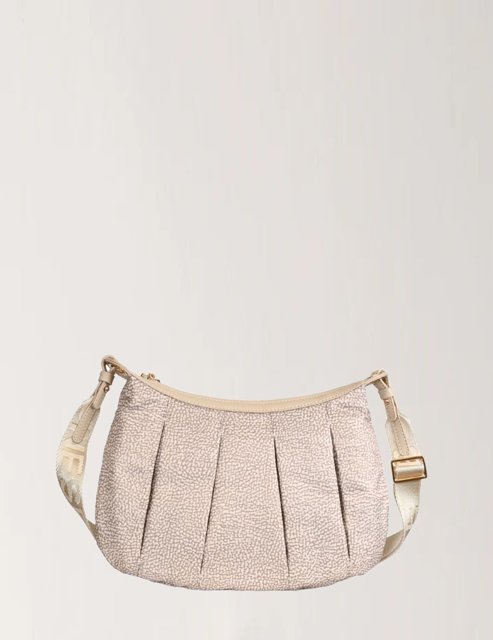 BORSA HOBO CROISSANT SMALL SABBIA