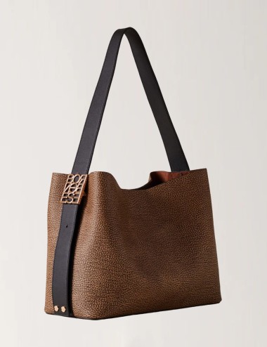 BORSA SECCHIELLO NUEVE OP NATURALE/NERO