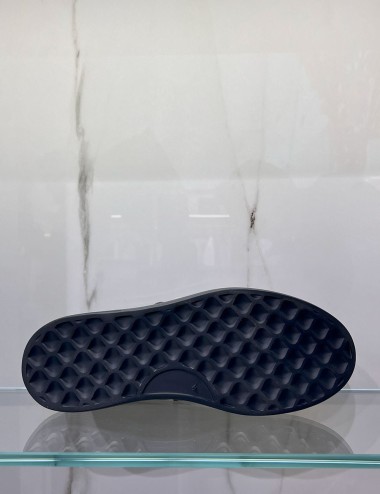 Mocassino con fibbie blu