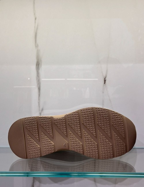 Sneakers in pelle testa di moro