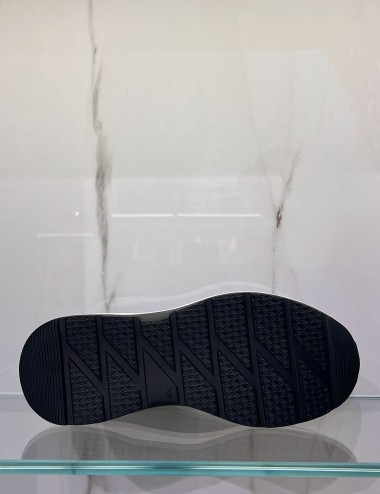 Sneakers in pelle blu