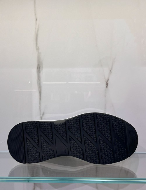 Sneakers in pelle blu