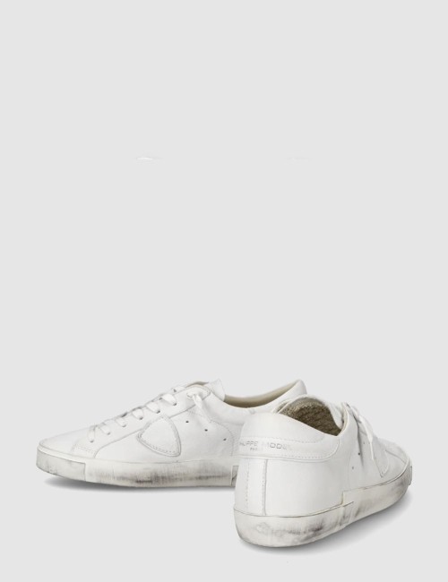 Sneaker bassa Prsx bianco e nero