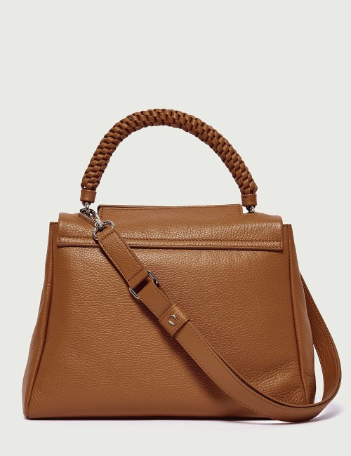 Borsa Sveva Sense Scooby Media a spalla in pelle con tracolla cuoio