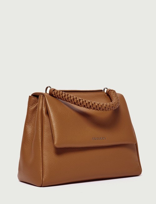Borsa Sveva Sense Scooby Media a spalla in pelle con tracolla cuoio