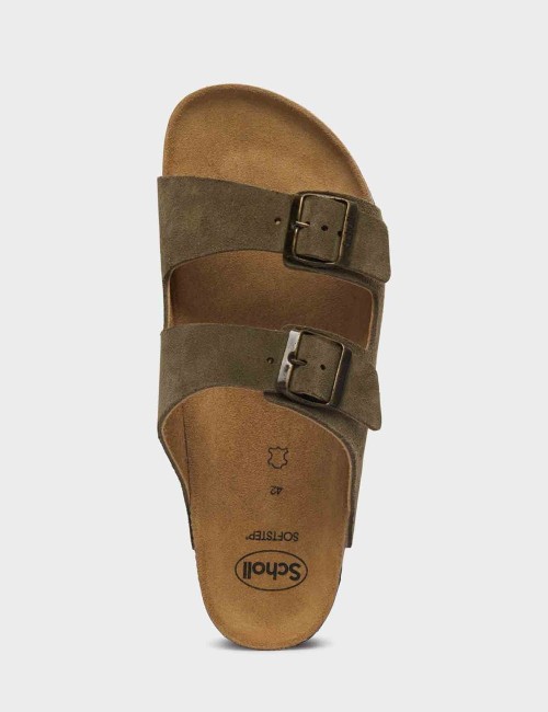Mules julien Khaki