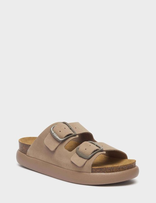 Sandals Dark Beige noelle chunky