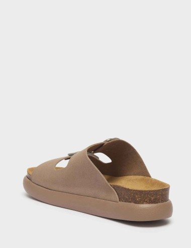 Sandals Dark Beige noelle chunky