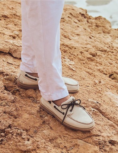 Scarpa da Barca Classic grigio chiaro
