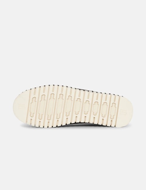 Platform Tulip Flats Black