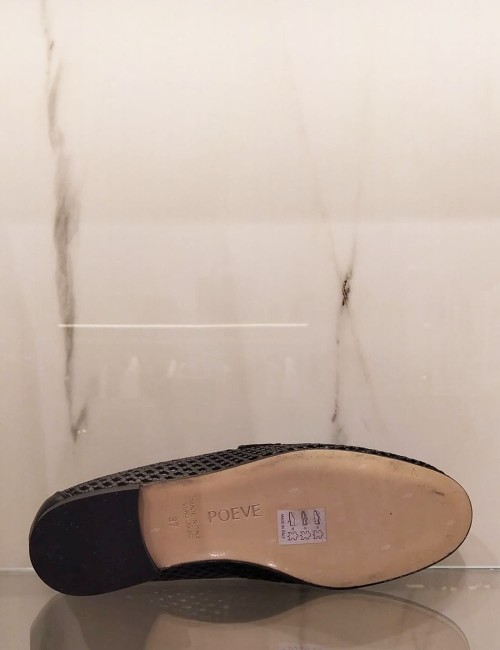 River Loafers perforated black