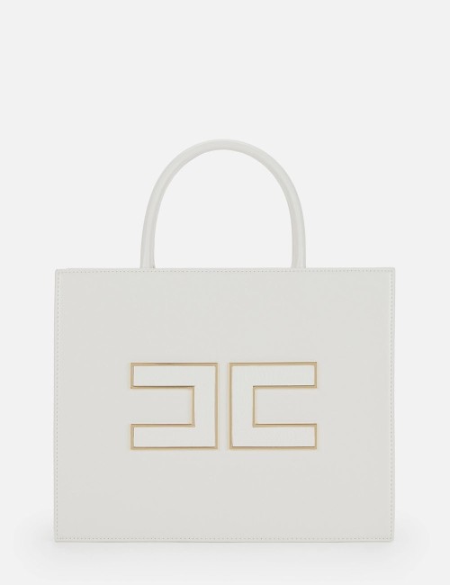 Large tote bag with logo milk