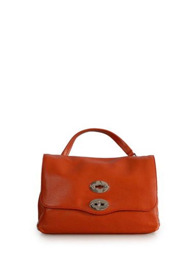 BORSA POSTINA® DAILY SMALL IN PELLE ORANGE SPRITZZONE
