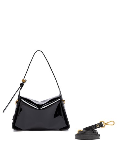 Shoulder bag patent leather PENELOPE NERO