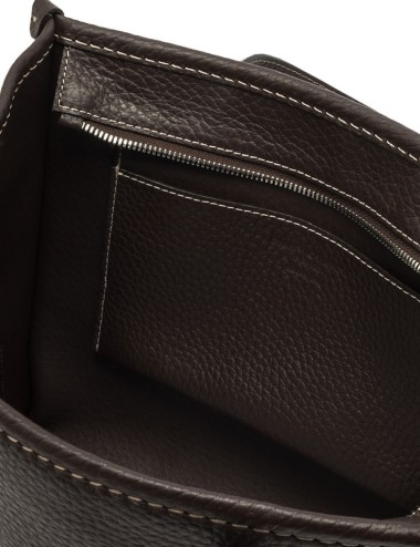 Borsa con tracolla in pelle MISS MARCELLA 32 ESPRESSO