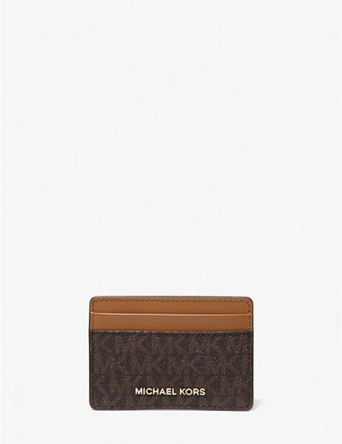 Logo Card Case brown